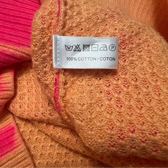 Lisa Todd Rise Sweater Above Pink Orange Size Small - Picture 5 of 5